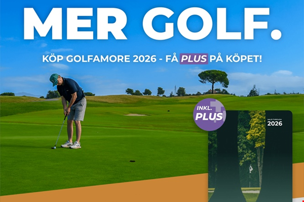 Köp Golfamore 2026 - få PLUS på köpet