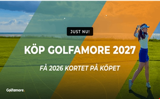 Köp Golfamore 2027 redan nu och få 2026 på köpet!